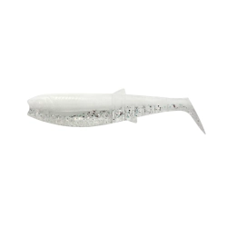 Savage Gear guma Cannibal Shad 8cm white flas(x45)